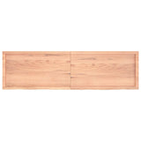 Bathroom Countertop Light Brown 180x50xcm Treated Solid Wood 3156165