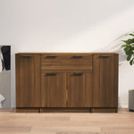 Sideboards 3 pcs Brown Oak Engineered Wood 3115835