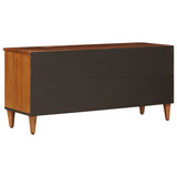 TV Cabinet with Drawer Walnut 100 x 33 x 46 cm Solid Mango Wood 4018240