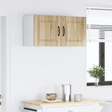 Wall Cabinet PORTO Sonoma Oak 80 x 31 x 40 cm Engineered Wood 885287