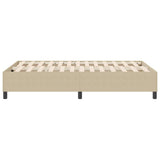 Platform Bed Frame Grey Green 120 x 190 cm Fabric 3337401