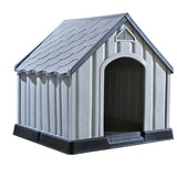 Dog House Grey 92x87x91 cm Plastic 337894