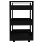 ZNTS Kitchen Trolley Black 60x45x80 cm Engineered Wood 816817