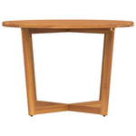 Garden Dining Table Round 110x75 cm Solid Wood Acacia 4108135