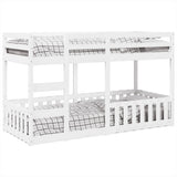 Bunk Bed White 80x200 cm Solid Wood Pine 3308587