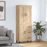 Highboard Sonoma Oak 69,5x34x180 cm Engineered Wood 3200028