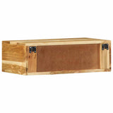 ZNTS Wall-mounted TV Cabinet 60x30x19 cm Solid Wood Acacia 4017460