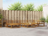 Outdoor Sofa Set 7 pcs Natural Solid Acacia Wood 3367867
