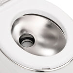 Integrated Camping Toilet White 2417 L HDPE&Steel 154409