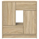 Sideboard with Drawers and Doors Sonoma Oak 70.5x34x74.5 cm 861843