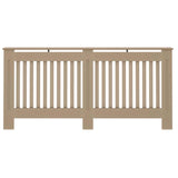 Radiator Cover 2 pcs Brown 172 x 19 x 81.5cm Engineered Wood 3403236