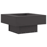 Fire Pit Black 60 x 60 x 30 cm Steel 858954