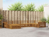 Outdoor Sofa Set 6 pcs Natural 3373744