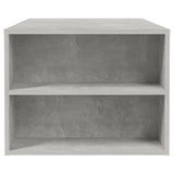 ZNTS Coffee Table Concrete Grey 102x55x42 cm Engineered Wood 810921