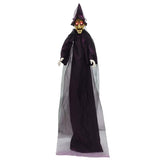 Halloween Talking Witch Purple 216 x 125 cm Polyester 42020042