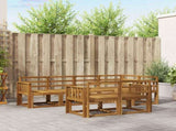 Outdoor Sofa Set 7 pcs Natural Solid Acacia Wood 3366527