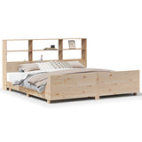 Bed Frame without Mattress 180x200 cm Super King Solid Wood Pine 3323680