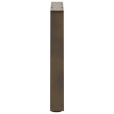 Coffee Table Legs V-Shape 2 pcs Natural Steel 70x cm Steel 4012559