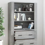 Highboard Grey Sonoma Engineered Wood 3185397