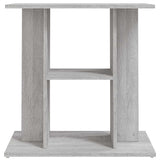 Aquarium Stand Grey Sonoma 60x30x60 cm Engineered Wood 833573