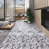 PVC Flooring Planks 4.46 m 3 mm Self-adhesive Grey Pattern 146577