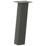 ZNTS Coffee Table Legs 4 pcs Anthracite 42 cm Steel 4012502