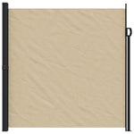 ZNTS Retractable Side Awning Beige 200x600 cm 4004555