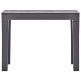 48782 Garden Benches 2 pcs Mocca Plastic