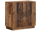 3 Piece Bathroom Cabinet Set HOORN Old Wood Engineered Wood 3417475