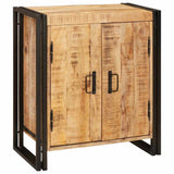 Bedside Cabinet Brown 66 x 35 x 76 cm Soild rough mango wood 4102775