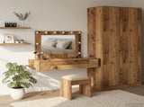Dressing Table Brown 100 x 40 x 70 cm Engineered Wood 865242