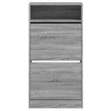 Shoe Cabinet Grey Sonoma 60x34x116 Engineered Wood 840020