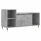 TV Cabinet Concrete Grey 100x35x55 cm Engineered Wood 831312
