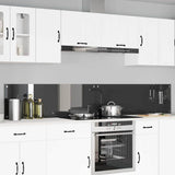 Kitchen Backsplash 2 pcs Dark Grey 120 x 40 cm Tempered Glass 3415509