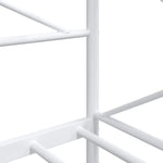 Day Bed without Mattress White 80x200 cm Steel 4104680