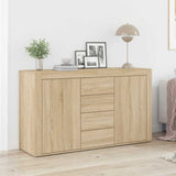 Sideboard Sonoma Oak 120 x 36 x 69 cm Engineered Wood 3333858