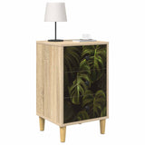 Bedside Cabinet ELBURG Sonoma Oak 36 x 33 x 60 cm 8007277