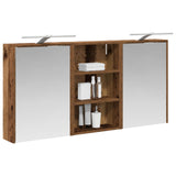 Bathroom Cabinet Set 3 pcs 126 x 16 x 62.5 cm Engineered wood 3403838