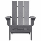 Garden Chair 2 pcs Light Grey Polyethylene 3335821