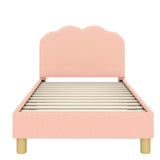 Children's Bed Frame with Headboard Pink 80 x 160 cm 42010968