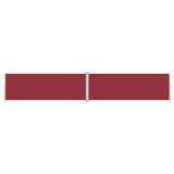 Retractable Side Awning Red 180x1000 cm 318041