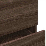 Sink Cabinet Brown Oak 78x37x59 cm Engineered Wood 848121