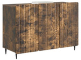 Sideboard Smoked Oak 89 x 34.5 x 82 cm Engineered Wood 894420