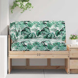 Pallet Cushion Set 3 pcs Green Leaf Pattern Oxford Fabric 3329097