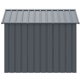 Dog House with Roof Anthracite 117x153x123 cm Galvanised Steel 172348