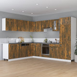 Drawer Bottom Cabinet Lyon Smoked Oak 30x46x81.5 cm Engineered Wood 815567