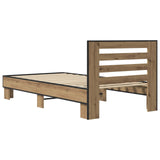Bed Frame with Headboard Artisan Oak 80 x 200 cm 8009106