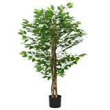 Artificial Ficus Plant 788 Leaves 120 cm Green 4103586