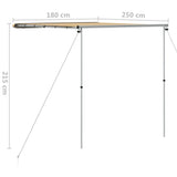 Camper & Caravan Awning 1.8x2.5x2.15 m Beige 148135