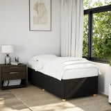 Bed Frame without Mattress Black 90x190 cm Single Fabric 3284696
